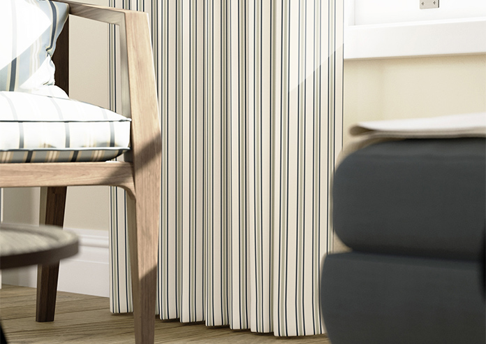 The British Stripe Co. Mary, Polzeath No.1 - Made to Measure Curtains - Image 5